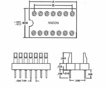 ANDON H15-314-A77-G10高溫200°C適配器插座 ANDON H15-314-A77-G10高溫200°C適配器插座