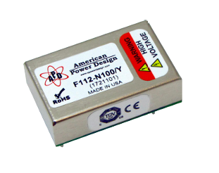 美國(guó)APD高壓DC/DC模塊電源F112-N100/Y